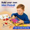 image:imageSmartivity DIY Tabletop Tennis  Pickleball Game for Kids 6 to 12 2 Player STEM Toy with Mechanical Rackets amp Scoreboard Christmas Birthday Gift for Boys amp Girls Age 6 7 8 9 10 11 12 YearsMini Pinball