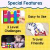 image:imageSmartivity Pattern Puzzle Game for Kids 48 Years  Color amp Pattern Matching Toy  30 Challenges I HandEye Coordination Logical Thinking  Educational Travel Game for Ages 45678 Boys amp Girls