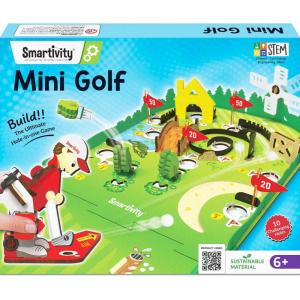 image:imageSmartivity DIY Tabletop Tennis  Pickleball Game for Kids 6 to 12 2 Player STEM Toy with Mechanical Rackets amp Scoreboard Christmas Birthday Gift for Boys amp Girls Age 6 7 8 9 10 11 12 YearsMini Golf